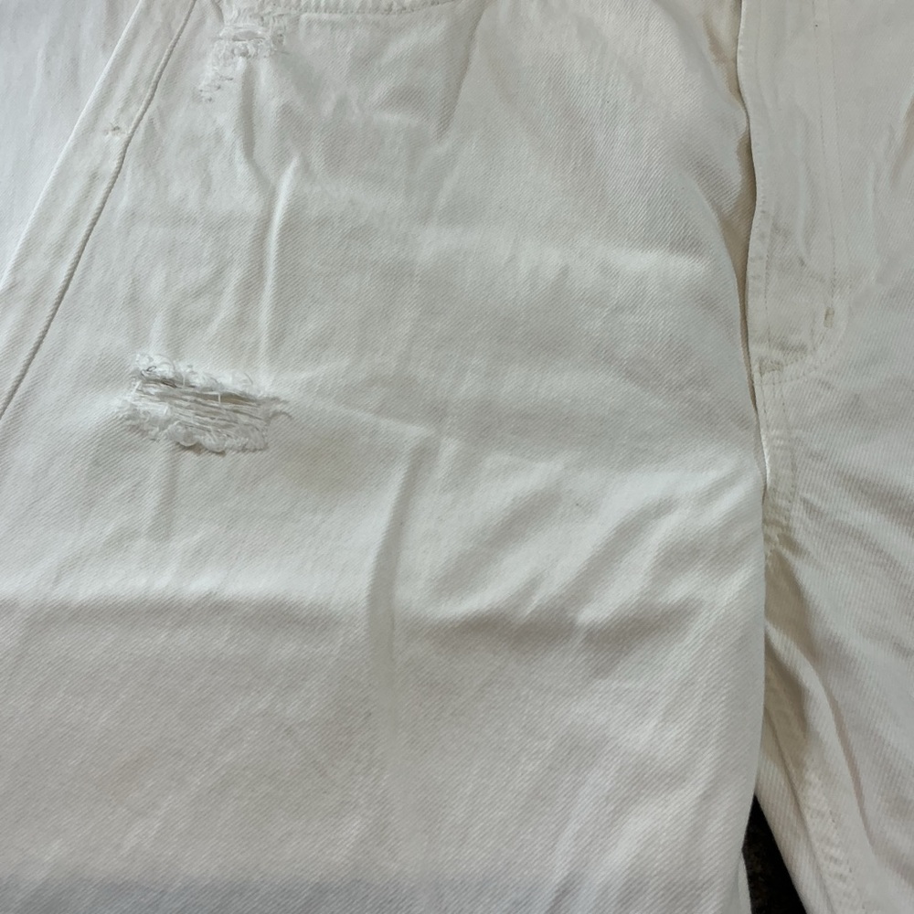 Citizens Of Humanity White Paloma Wide Leg High Rise Beachy White Denim Jeans - Picture 3 of 6